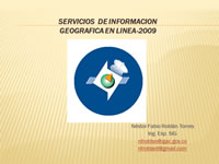 Servicios de Información Geográfica En Línea 2009