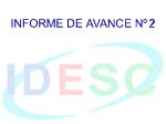 Informe Avances IDESC Nº 2