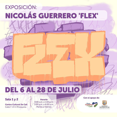 El Centro Cultural de Cali estrena exposición en homenaje a Nicolás Guerrero ‘Flex’.