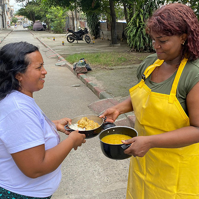 Comedor comunitario ‘Mi Pacífico y yo’, una ‘luz de esperanza’ en el barrio Mojica 2