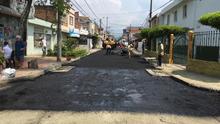 Inician actividades de mantenimiento vial en el barrio Villa Colombia