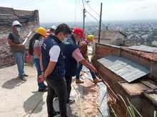 Infraestructura inspeccionó avance de obras por urgencia manifiesta en la Comuna 20