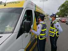 Operativos de control al transporte intermunicipal para garantizar viajes bioseguros en Semana Santa