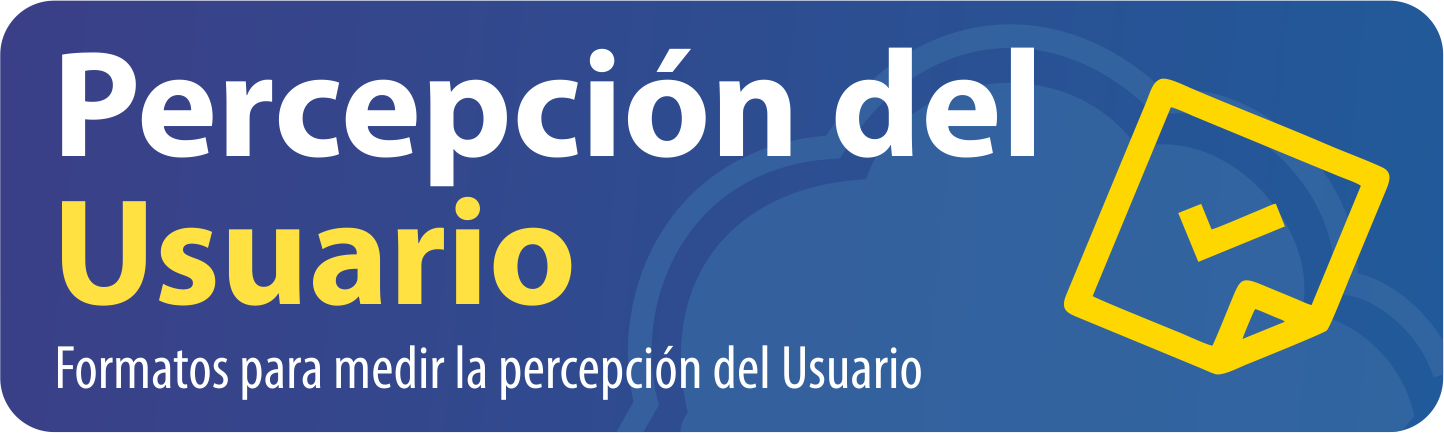 Banner para percepción del usuario