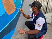 Con arte urbano conmemoramos el Día de la Memoria y Solidaridad con las Víctimas