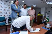 Para afianzar la justicia restaurativa y la paz Alcaldía firmó convenio con la JEP y la Gobernación del Valle
