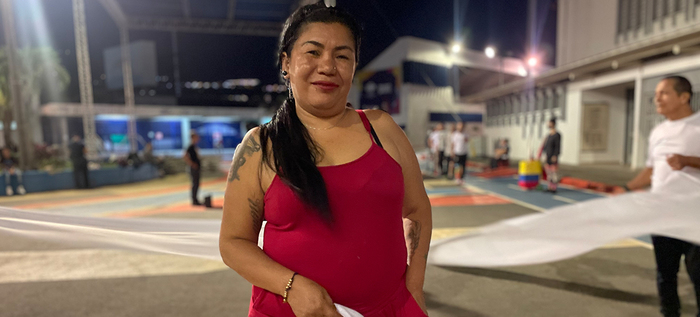 Jenny Andrade inspira paz en la Feria de Cali