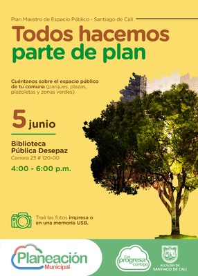 Jornada de participación ciudadana Plan Maestro de Espacio Público Comuna 21