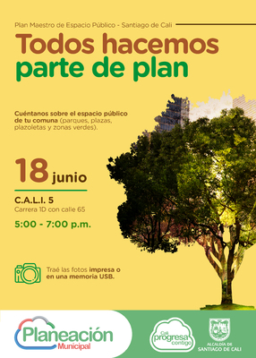 Jornada de participación ciudadana del Plan Maestro de Espacio Público 