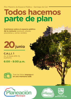 Jornada de participación Plan Maestro de Espacio Público Comuna 1