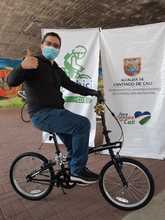 “Voy en bici” premia a funcionario de la Administración Municipal