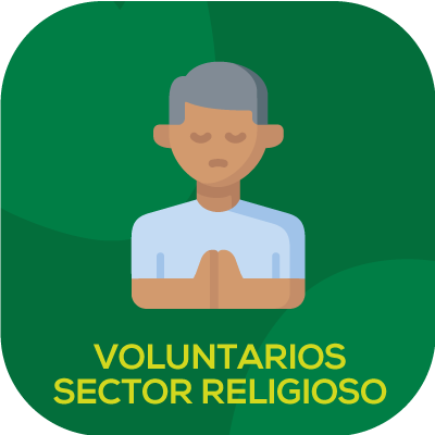 Voluntarios sector religioso