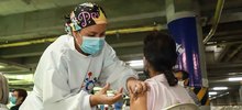 Ya funciona el nuevo megacentro de vacunación contra la covid-19 en la Plazoleta Jairo Varela