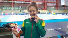Bolivia recibe homenaje del Dagma por su primera medalla en los  I Juegos Panamericanos Junior 