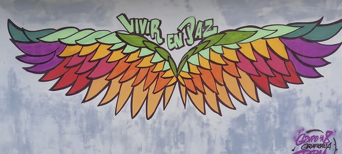 “Vivir en Paz”, una propuesta de arte urbano para promover la reconciliación