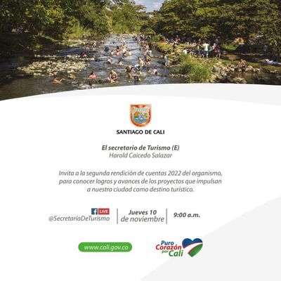 Segunda rendición de cuentas Secretaría de Turismo 2022