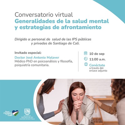 Conversatorio virtual: Generalidades de la salud mental y estrategias de afrontamiento