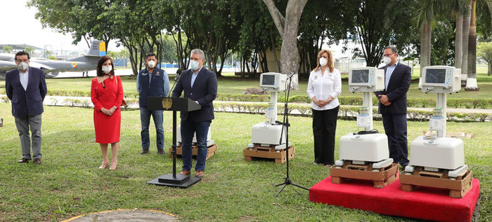Presidente Iván Duque entregó 100 ventiladores para reforzar unidades de cuidado intensivo en Cali