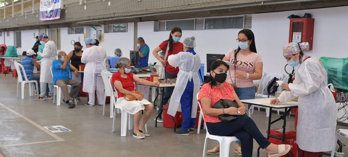 El quinto megacentro de vacunación covid-19 se ubica en la Ciudadela Nuevo Latir