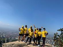 Desde el cerro de las Tres Cruces, la EMRU, se unió a la celebración patriótica más importante de Colombia. 