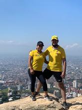 Desde el cerro de las Tres Cruces, la EMRU, se unió a la celebración patriótica más importante de Colombia. 