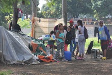 Para brindar soluciones humanitarias, Gobierno Ospina hizo jornada de sensibilización en asentamiento de migrantes venezolanos