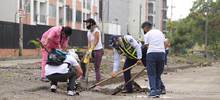 Jornada de limpieza, recuperación del espacio público y embellecimiento en Prados del Norte