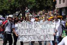 Organismos de seguridad acompañan movilizaciones y derecho a la protesta pacífica en Cali
