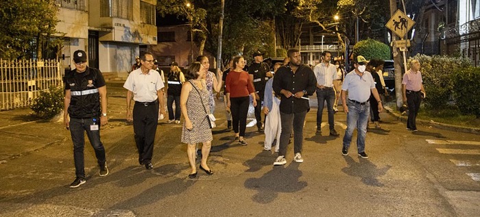 Secretaría de Seguridad y Justicia realizó recorrido por el barrio San Fernando atendiendo requerimientos de la comunidad