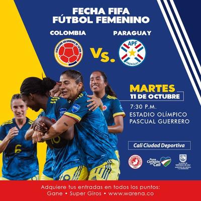 Colombia vs Paraguai  Futbol Femenino