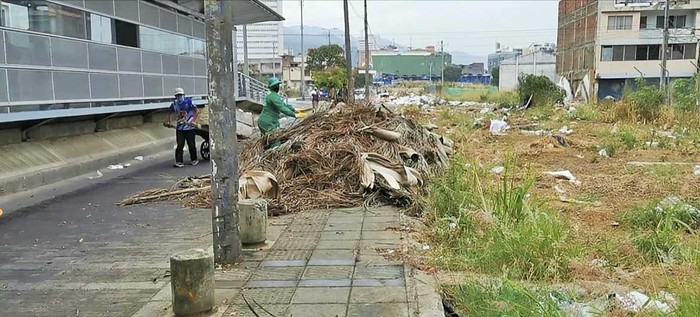 Ciudad Limpia retiró tres toneladas de residuos en el área de renovación urbana