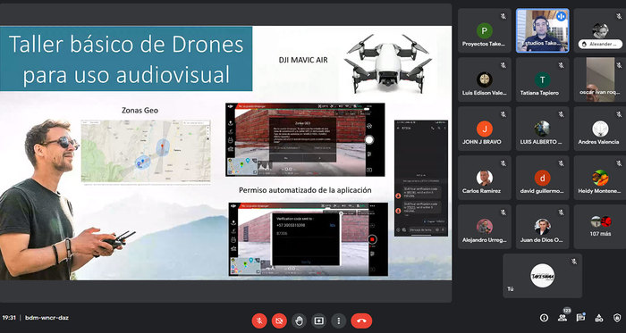 Takeshima inicia el ‘taller básico de drones para uso audiovisual’