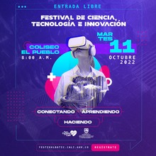 Este martes inicia el ‘Festival de Ciencia, Tecnología e Innovación’ en el coliseo El Pueblo