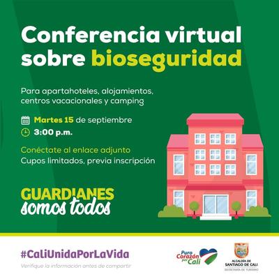 Conferencia virtual sobre bioseguridad