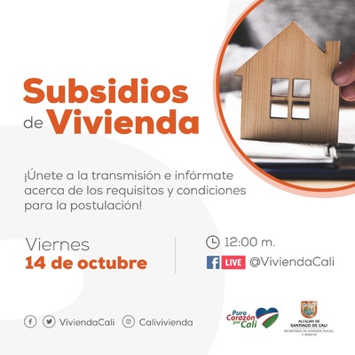Facebook Live "Subsidios de Vivienda"