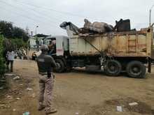 Retiran 250 toneladas de residuos en punto crítico de la comuna 17
