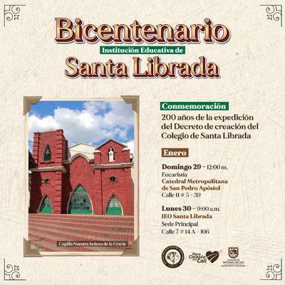 Con una eucaristía Santa Librada celebra el bicentenario de su fundación